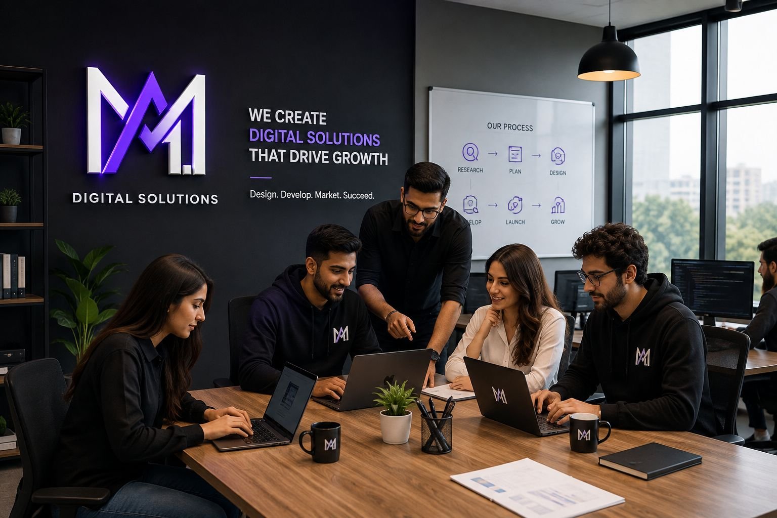 MA1 Agency Growth Team Collaborating